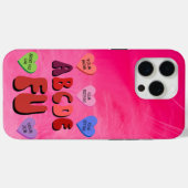 Abcde FU Valentinstag Case-Mate iPhone Hülle (Rückseite (Horizontal))