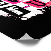 Abcdefu Retro Funny Heart Valentine's Day Poster (Ecke)