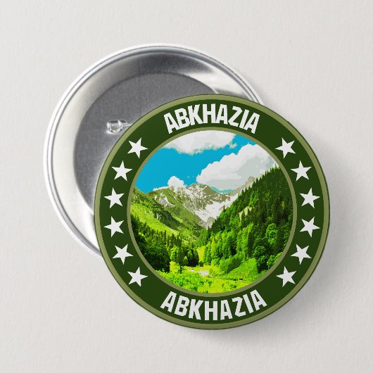Abchasien Button (Vorne & Hinten)