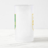 Abchasien-Emblem Mattglas Bierglas (Mittel)