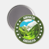 Abchasien Magnet (Vorderseite/Rückseite)