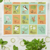 ABCs... Alaskan Wildlife Geschirrtuch (Gefaltet)