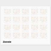 ABCs Alphabet Buchstaben A-Z Stickers Labels (Blatt)
