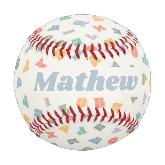 ABCs - Alphabet Custom Baby's 1. Baseball (Vorderseite)