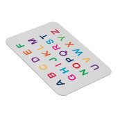 ABCs Alphabet-Lernen farbenfrohe ABC-Buchstaben Magnet (Rechte Seite)