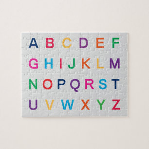 ABCs Alphabet-Lernen farbenfrohe ABC-Buchstaben Puzzle