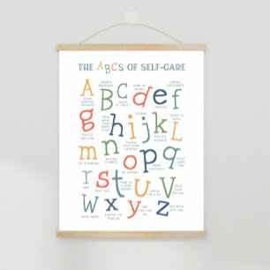 ABCs der Selbstversorgung Poster