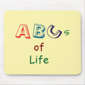 ABCs des Lebens Mauspad (Vorne)