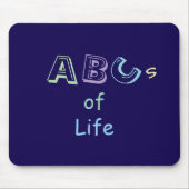 ABCs des Lebens-Mauspad Mousepad (Vorne)