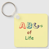 ABCs des Lebens Schlüsselanhänger (Vorderseite)