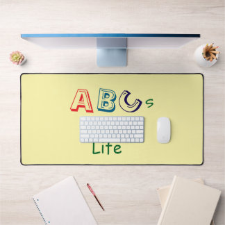 ABCs des Lebens Schreibtischunterlage