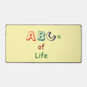 ABCs des Lebens Schreibtischunterlage (Vorderseite)