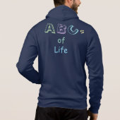 ABCs des Lebens T-Shirt Hoodie (Rückseite)