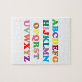 ABCs farbenfrohe Buchstaben Puzzle (Horizontal)