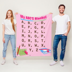 ABC's Fleece Blanket
