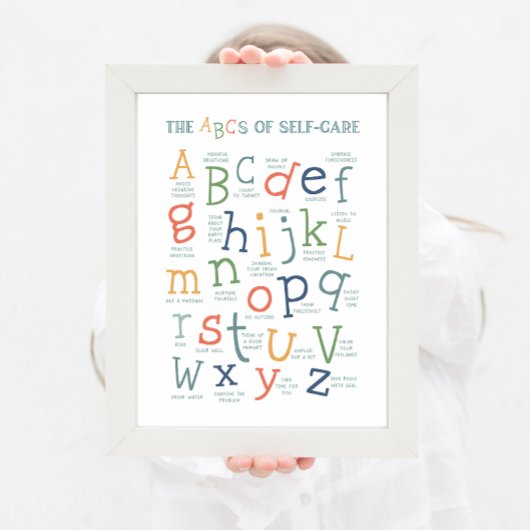 ABCs für Selbstversorger, unabhängig von der Größe Poster