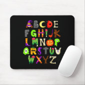 Abcs Learning Kindergarten Lehrer Lustiges Hallowe Mousepad (Mit Mouse)