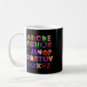 Abcs Learning Kindergarten Lehrerin Funny Hallowee Kaffeetasse (Links)