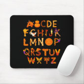 Abcs Learning Kindergarten Teacher Thanksgiving Al Mousepad (Mit Mouse)