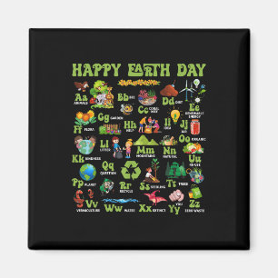 Abcs of Earth Day Teacher Rettete unsere Planet-Na Magnet