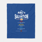 ABCs of Salvation Fleecedecke (Vorderseite)