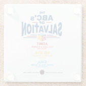 ABCs of Salvation Glasuntersetzer (Rückseite)