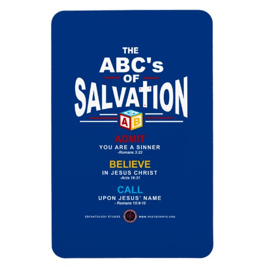 ABCs of Salvation Magnet (Vertikal)