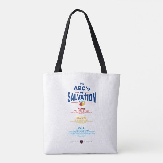 ABCs of Salvation Tasche (Rückseite)