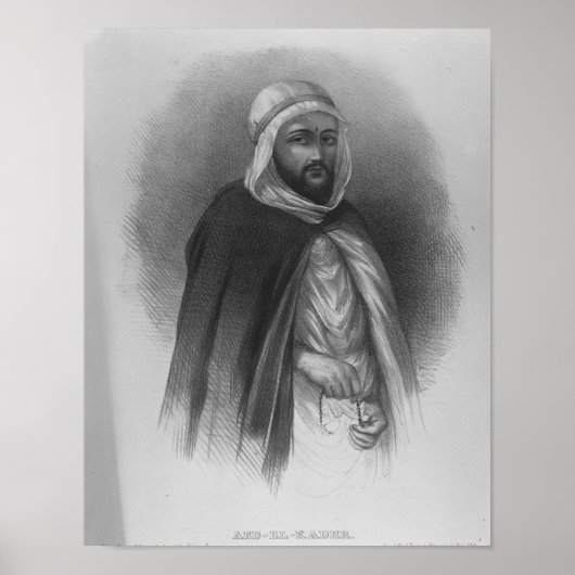 Abd al-Qadir Poster (Vorne)