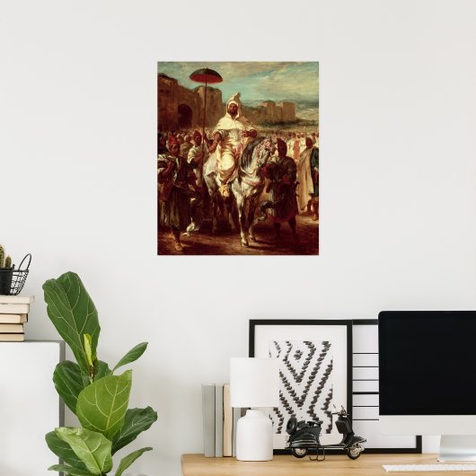 Abd Ar-Rahman Sultan von Marokko Poster (Heimbüro)