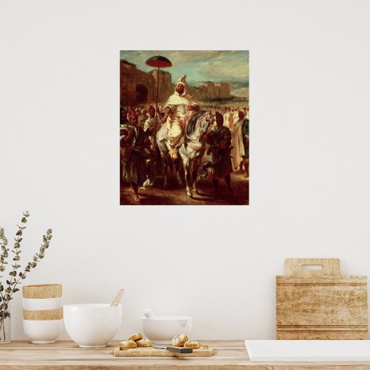 Abd Ar-Rahman Sultan von Marokko Poster (Küche)