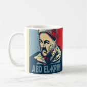 Abd el-Krim Rif Leader Hope Style Abdelkarim Kaffeetasse (Links)