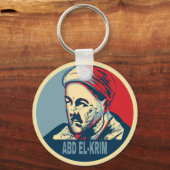Abd el-Krim Rif Leader Hope Style Abdelkarim Schlüsselanhänger (Vorderseite)