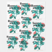 Abdeckung aus Polwolle & Sherpa Fleecedecke (Vorderseite)