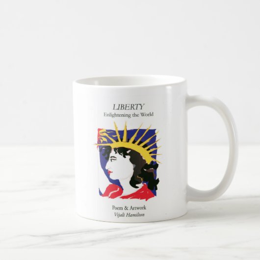 Abdeckung-Dame Liberty/Tasse Kaffeetasse (Rechts)