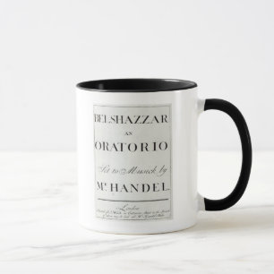 Abdeckung der Kerbe für Belshazzar durch Handel Tasse