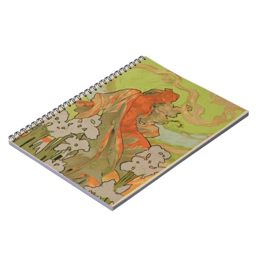 Abdeckung der Kerbe und Libretto der Oper "Iris", Notizblock (Linke Seite)