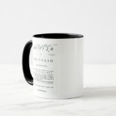 Abdeckung der Noten Tasse (Vorderseite Links)
