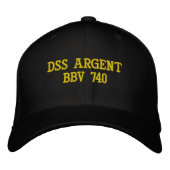 Abdeckung des DSS-Argent Officer Bestickte Baseballkappe (Vorderseite)