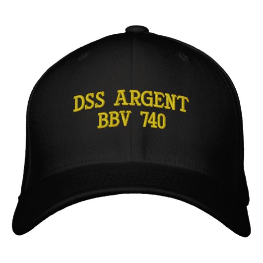 Abdeckung des DSS-Argent Officer Bestickte Baseballkappe (Vorderseite)