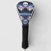 Abdeckung des Gothic Skull-Fahrers Golf Headcover (Vorderseite)