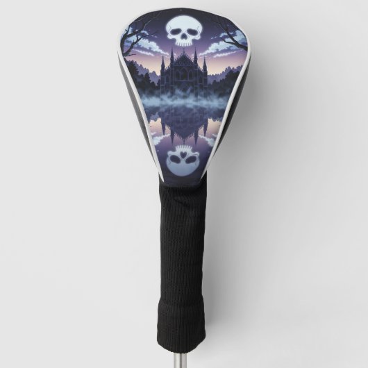 Abdeckung des Gothic Skull-Fahrers Golf Headcover (Vorderseite)