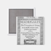 Abdeckung des Tenor-Teils Magnet (Vorderseite/Rückseite)