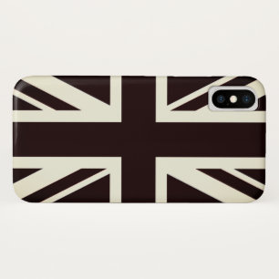 Abdeckung durch die Flagge Schwarzes Großbritanni Case-Mate iPhone Hülle