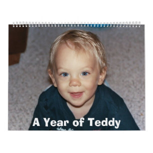 Abdeckung, ein Jahr des Teddybären Kalender