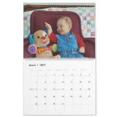 Abdeckung, ein Jahr des Teddybären Kalender (Mär 2027)