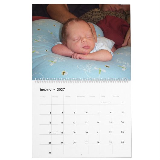 Abdeckung, ein Jahr des Teddybären Kalender (Jan 2027)