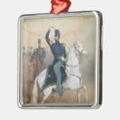 Abdeckung eines Musikliedblattes Silbernes Ornament (Links)