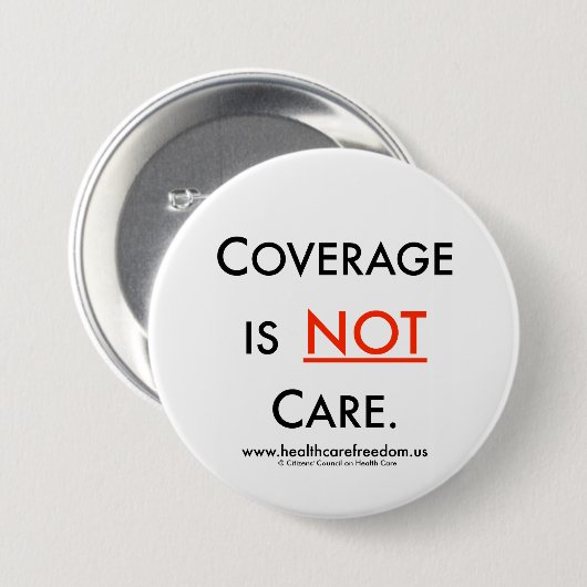 Abdeckung ist NICHT Sorgfalt - Button (Vorne & Hinten)