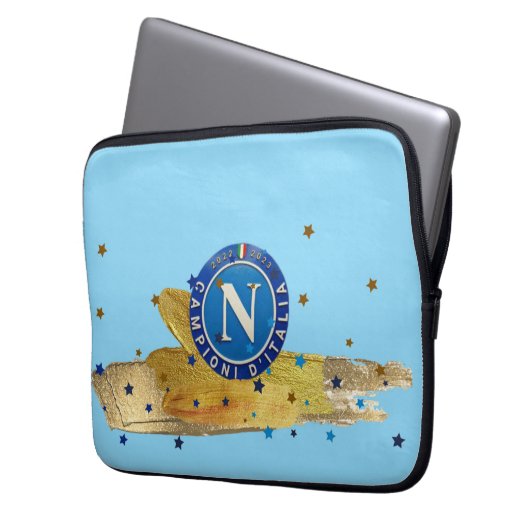Abdeckung pro Tablette Gedenkfeier scudetto Napoli Laptopschutzhülle (Vorderseite Links)